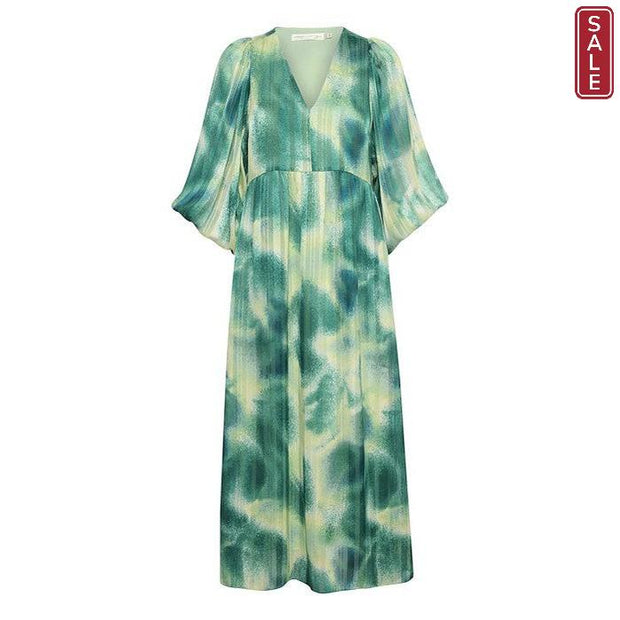 InWear - HimariIW - 3/4 Sleeve Floaty V Neck Dress