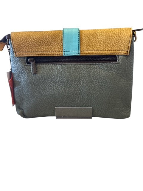 Soruka - Colourful Leather Shoulder/Crossbody Bag with Wrist Strap (047910L) (4 colours)
