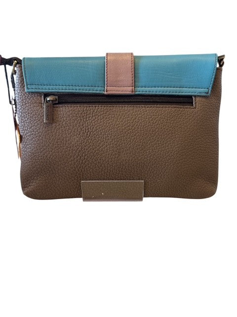 Soruka - Colourful Leather Shoulder/Crossbody Bag with Wrist Strap (047910L) (4 colours)