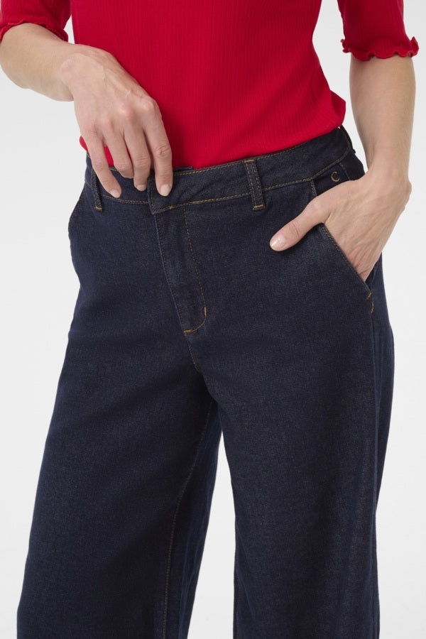 Cream - CRVisti Wide Leg Dark Blue Denim Jeans (10612286)