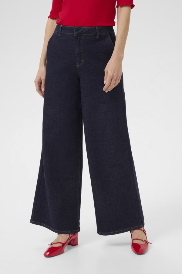 Cream - CRVisti Wide Leg Dark Blue Denim Jeans (10612286)