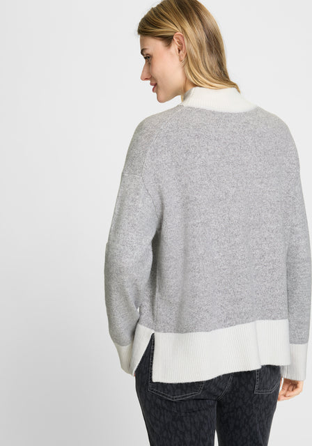 Olsen - Cora - Super soft Two Tone Crew Neck Jumper (11004654)