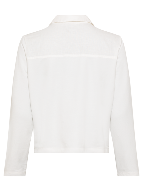 Olsen - Cotton & Linen box shape jacket in Off White (11201648)