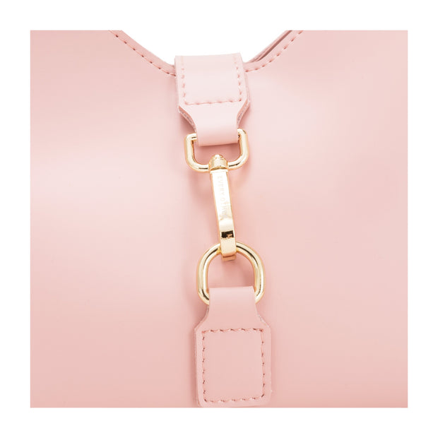 Every Other - Single Strap Shoulder/ Crossbody Bag with Magnetic & Clip Closure (12030) in Pink