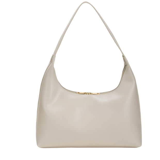 Every Other - Single Strap Curved Top Shoulder Bag in Stone (12040)