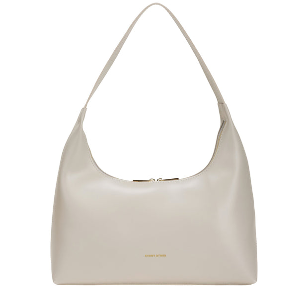Every Other - Single Strap Curved Top Shoulder Bag in Stone (12040)