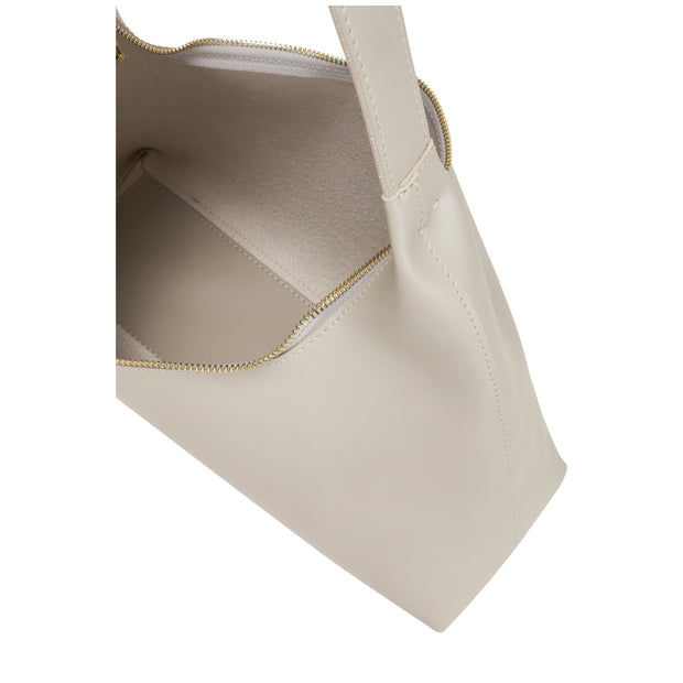 Every Other - Single Strap Curved Top Shoulder Bag in Stone (12040)