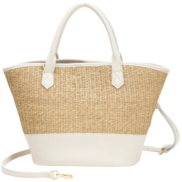 Every Other - Medium Sized Straw Grab Bag with Pouch (12047) (3 colours)