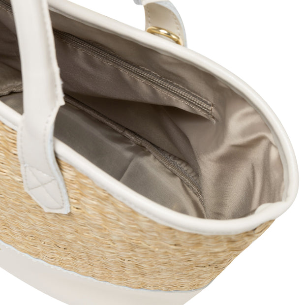 Every Other - Medium Sized Straw Grab Bag with Pouch (12047) (3 colours)