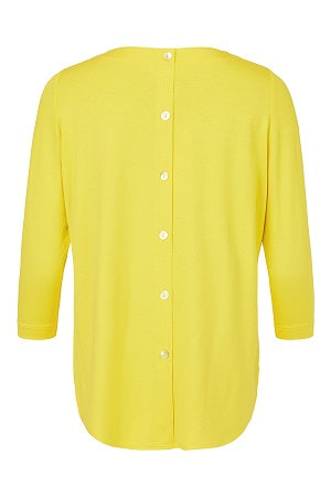 NOEN - 3/4 Sleeve Round Neck Top in Black (83621-2428)