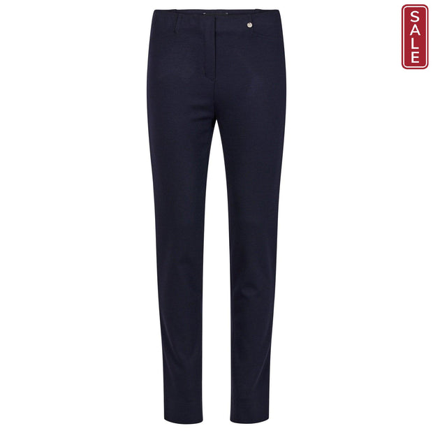 Robell – Rose Slim Leg Jersey Trouser in Navy (52625-54501)