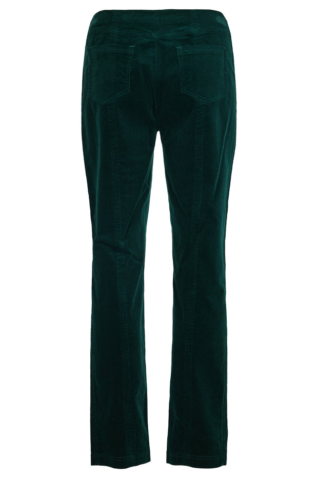 Robell – Bella Fine Needlecord Trousers 73cm in Dark Green (52457-54363)