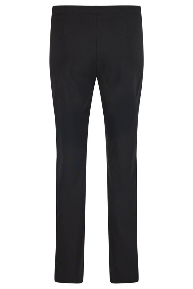 Robell – Marie - Straight Leg Full Length Trousers with Diamante Detail on side hemline (53544-5499)