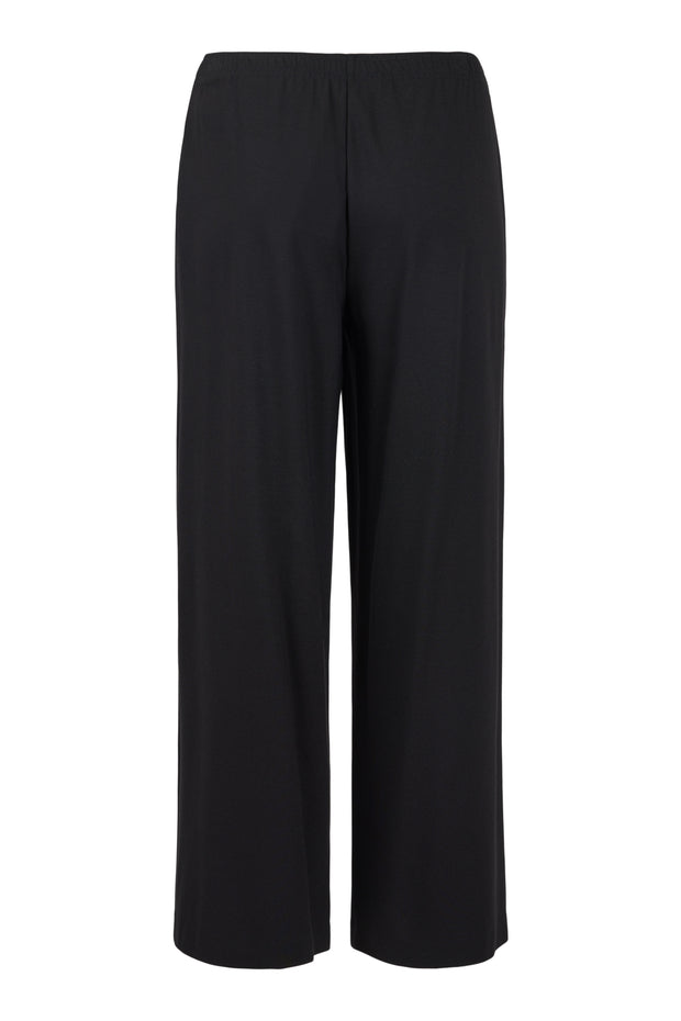 NOEN - Wide Leg Trousers in Black with Elasticated Waist (81448-9480)