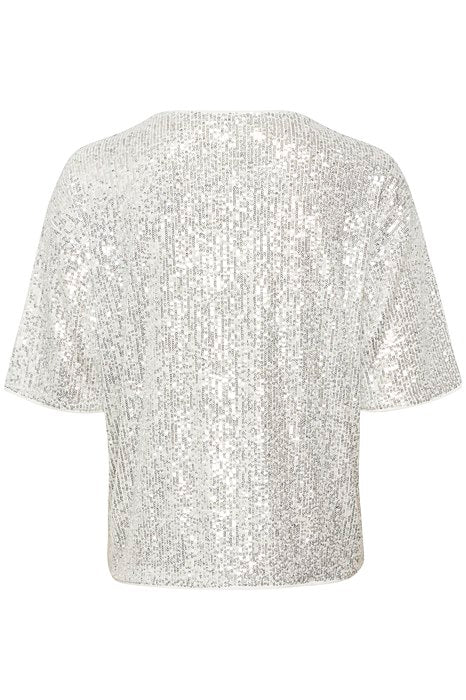 InWear - JarjarIW Short Sleeve Sequinned Evening Tops (2 colours)