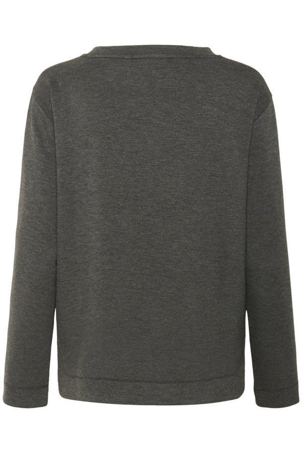 InWear - GincentIW - Long Sleeve Sweatshirt in Dark Grey Melange (30109922)