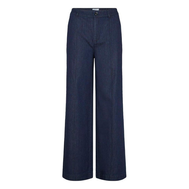 Part Two - SaranaPW - Loose Fit Wide Leg Jean in Dark Blue (30309971)
