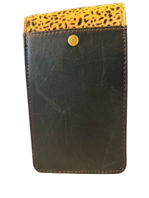 Soruka - GIA - Phone Bag In Shades of Blue Leather with Print Flap (83019) (3 colours)