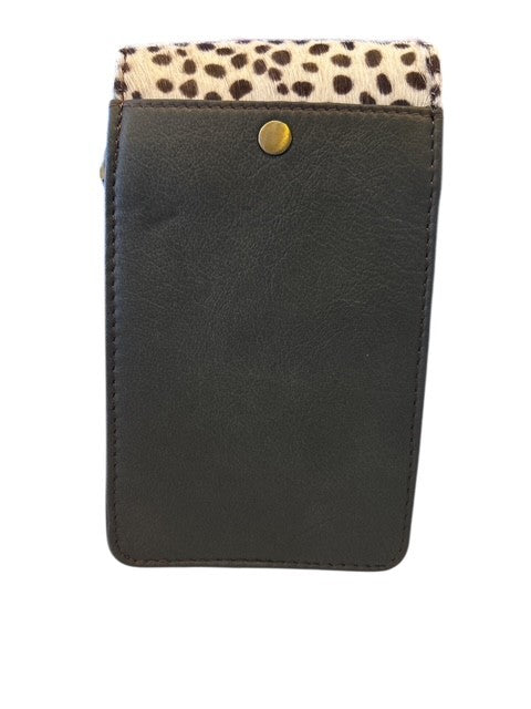 Soruka - GIA - Phone Bag In Shades of Blue Leather with Print Flap (83019) (3 colours)