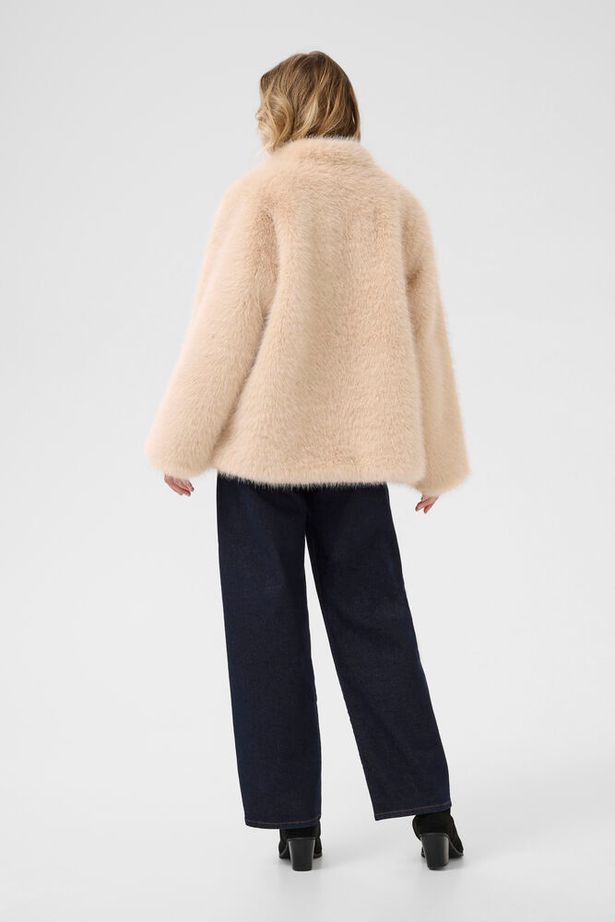 Cream - CRFrimia Faux Fur Jacket in Ancient Scroll (10614013)