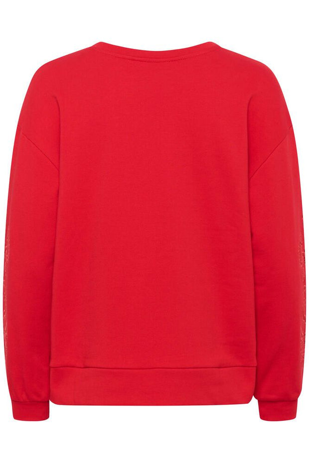 CREAM - CRJosie Sweatshirt with Cutout Sleeve Design (10613984