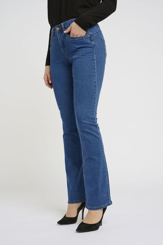 CREAM - CRLone Coco Fit Bootcut Jeans in Indigo Blue