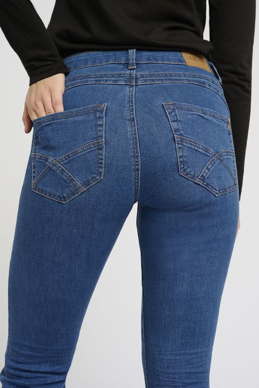 CREAM - CRLone Coco Fit Bootcut Jeans in Indigo Blue
