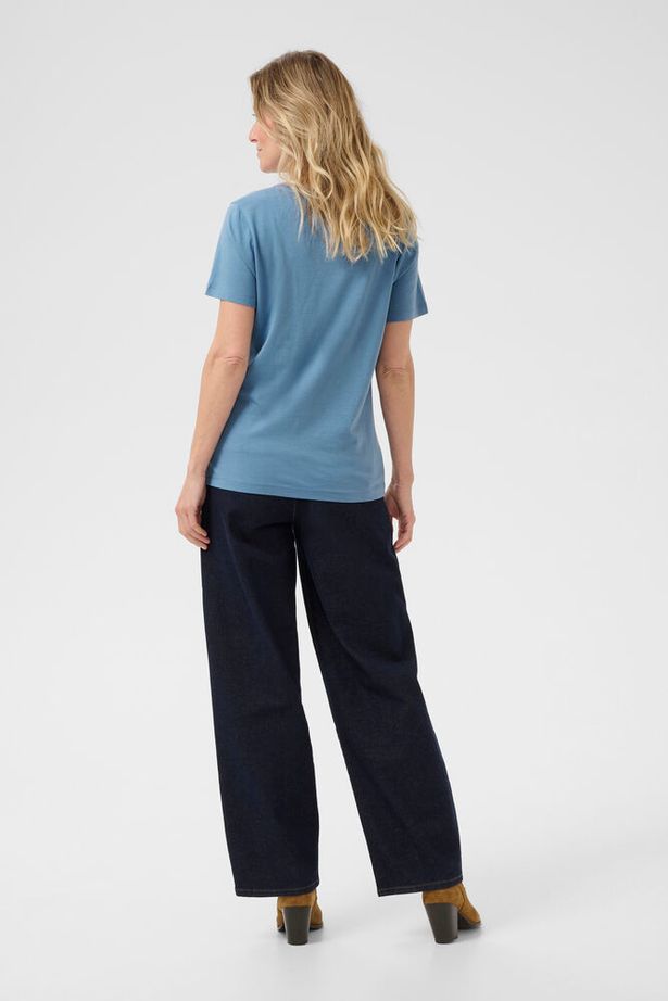 CREAM - Naia Short Sleeve V Neck Tee Shirt (5 colours) (10604508)