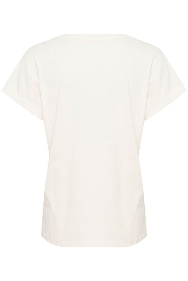 CREAM - CRSita Short Sleeve Round Neck T Shirt in Off White (10614080)
