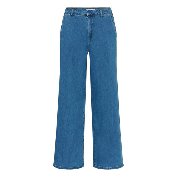 Cream - CRVisti Wide Leg Indigo Blue Denim Jeans (10612286)