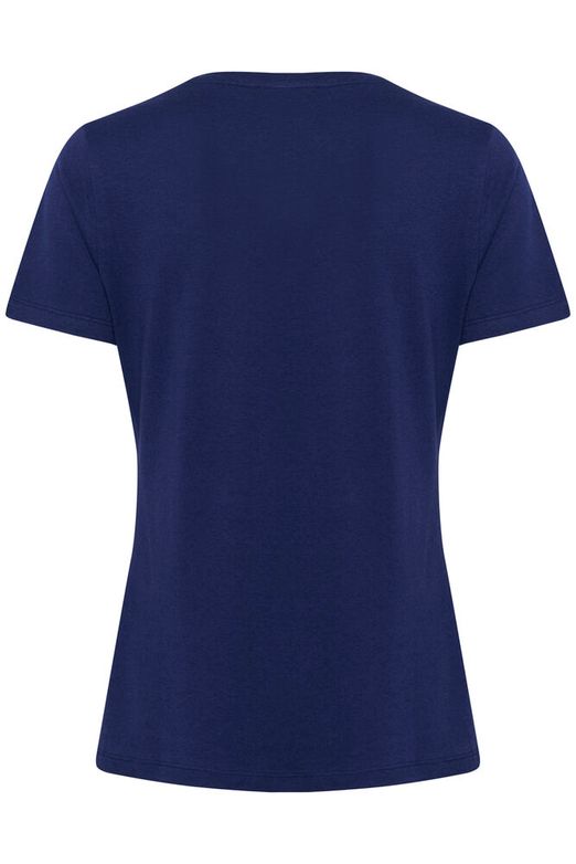 CREAM - Naia Short Sleeve V Neck Tee Shirt (5 colours) (10604508)