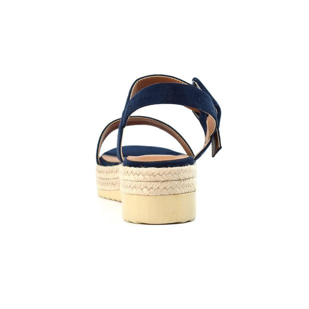 Lunar Shoes - Amelia - Navy Wedge Sandal (JLY232)