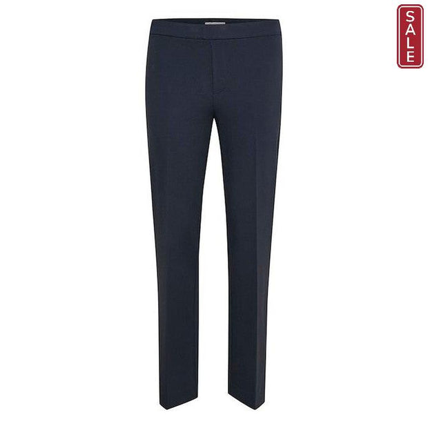Part Two - PontaPW Easy Fit Straight Leg Trouser in Dark Navy