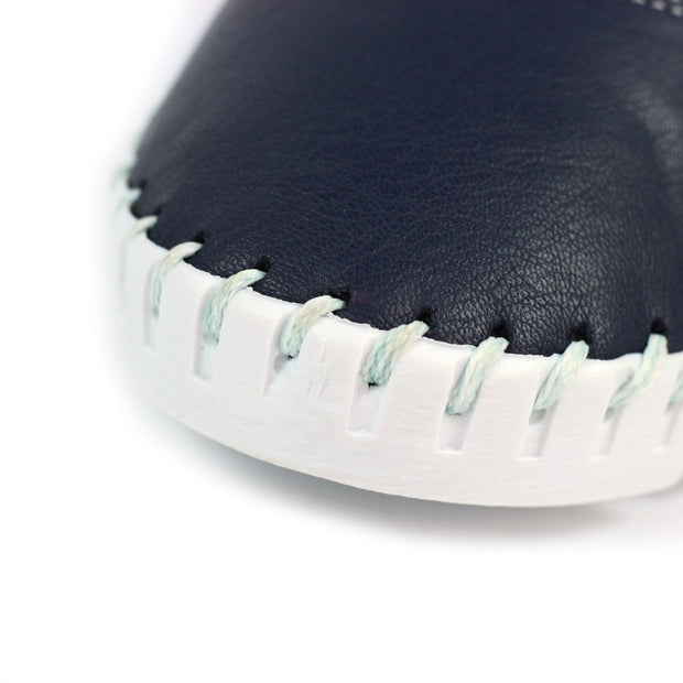 Lunar Shoes - Flamborough Navy Leather Shoe