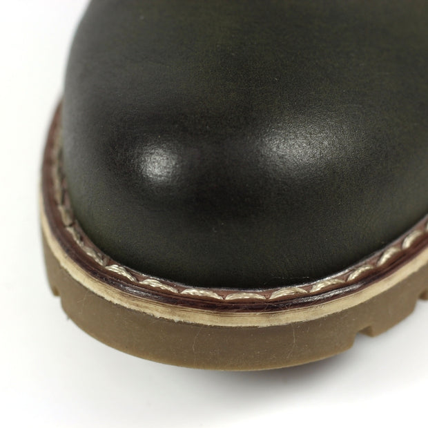 Lunar Shoes - Millie -Olive Waterproof Ankle Boot (GLB123 OL)