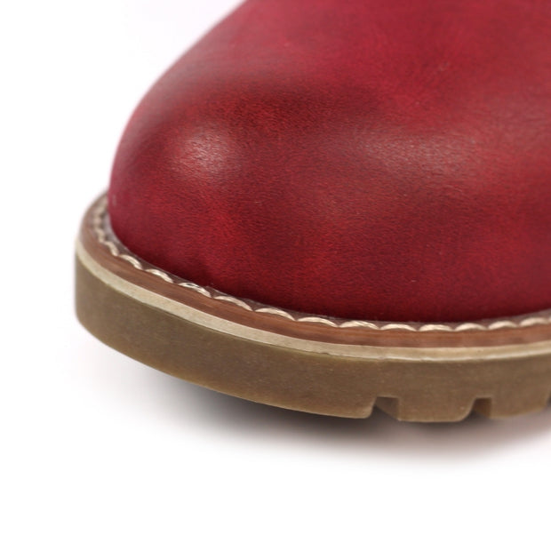 Lunar Shoes - Tabasco - Red Waterproof Ankle Boot (GLB204 RD)