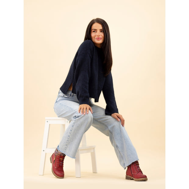 Lunar Shoes - Tabasco - Red Waterproof Ankle Boot (GLB204 RD)