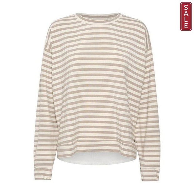 CREAM - CRDenia Striped Sweatshirt