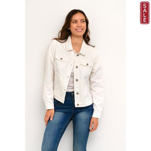 CREAM  – CRTrina White Denim Jacket