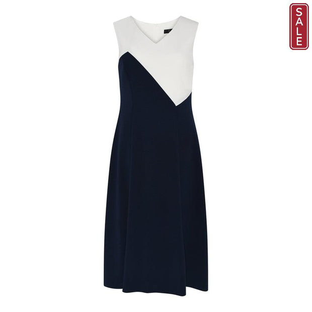 Tia - Sleeveless V Neckline Cocktail Dress with Matching Jacket