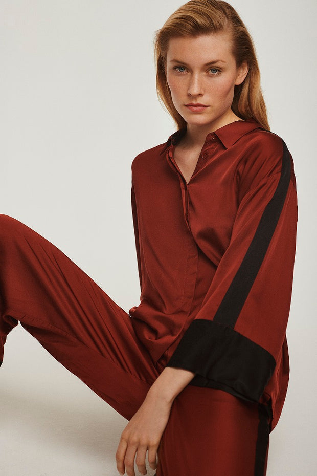 InWear - Tory IW 3/4 Sleeved Two Tone Blouse