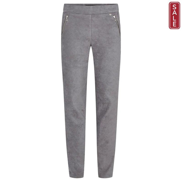 Robell – Nena - Slim Fit Faux Suede Trouser (2 colours)