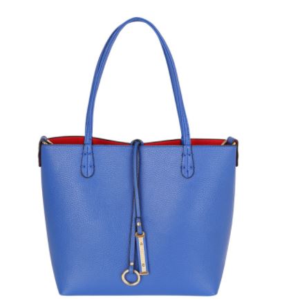 Kris-Ana Medium Size Reversible Tote Bag with inner wrist strap pouch (various colours) (6515)
