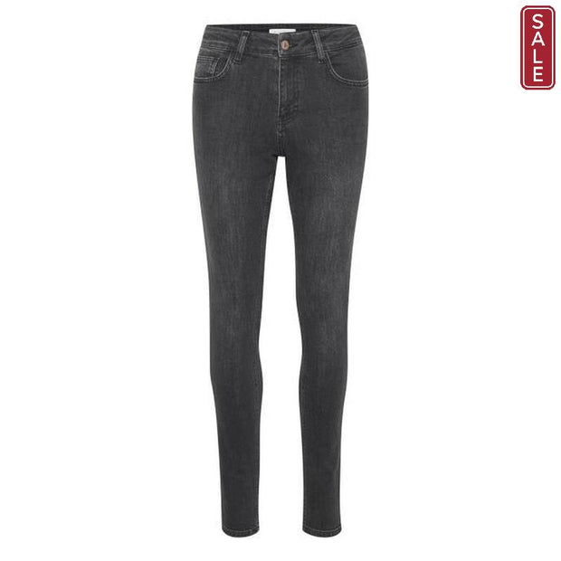 Part Two - Alice - Skinny Jeans in Washed Black Denim