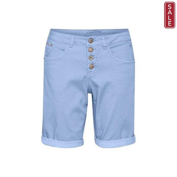 CREAM - CRLotte Long Cotton Shorts in Placid Blue