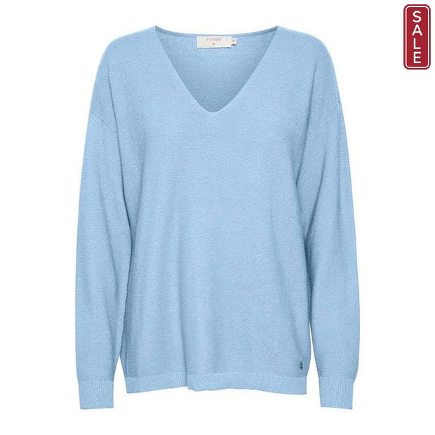 CREAM - CRSillar V Neck Cotton Pullover