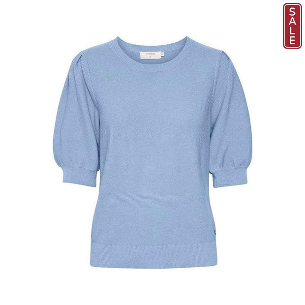 CREAM - CRSillar Short Sleeve Cotton Jumper