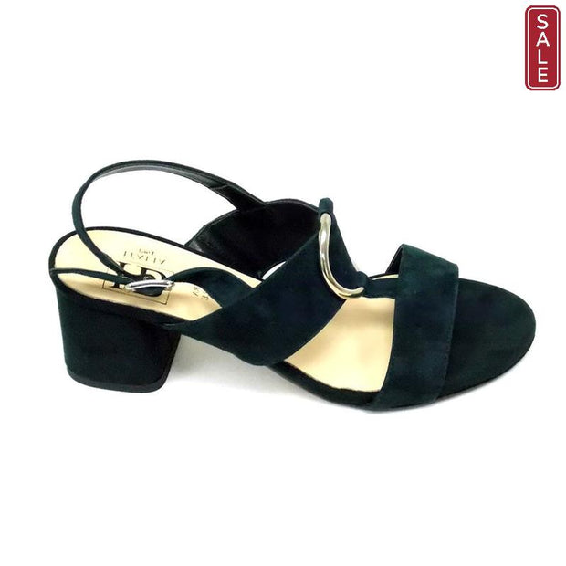 HB - Vanezia Suede T Bar Sandal with Block Heel (2 colours)