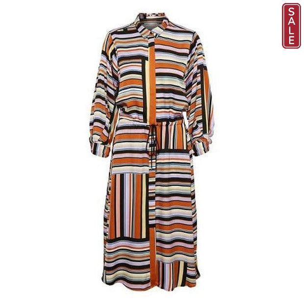 InWear - Hara Floaty Dress in Blocking Stripe Design