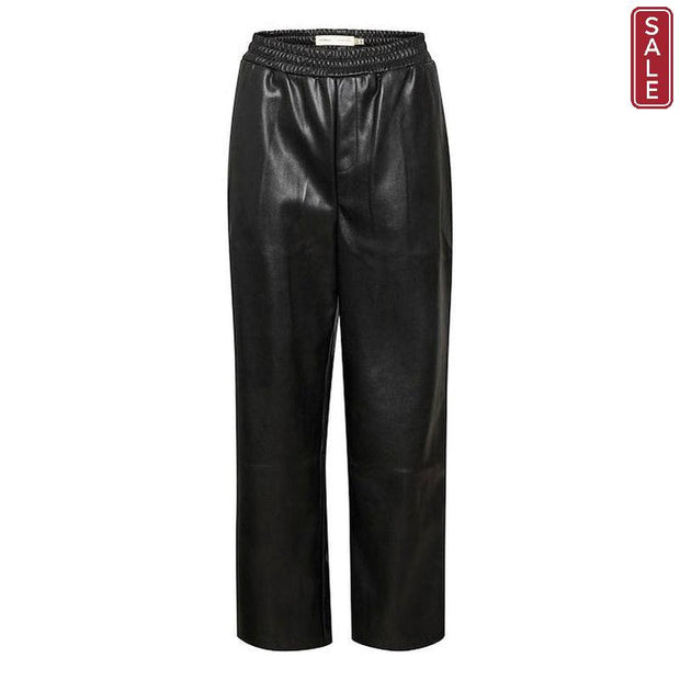 InWear - KamariIW - Relaxed Fit Wide Leg Faux Leather Trouser